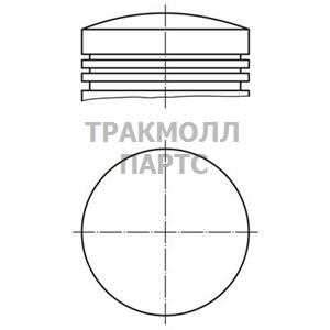 Поршень комплект - 625 34 00