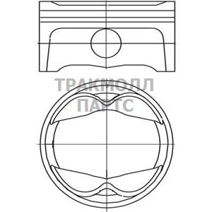 Поршень комплект - 627 23 00