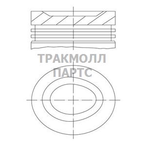 Поршень комплект - 676 20 00