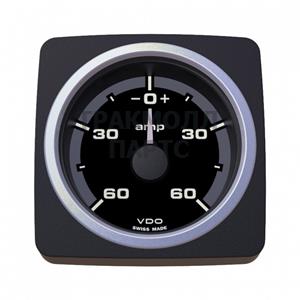 VDO AcquaLink Ammeter 60A Black 52mm - A2C59501942