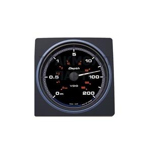 VDO AcquaLink Depth gauge 0-200m Black 110mm - A2C59501903