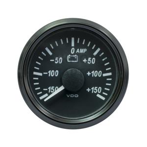 VDO SingleViu 0247 Ammeter 150A Black 52mm - A2C3833060001