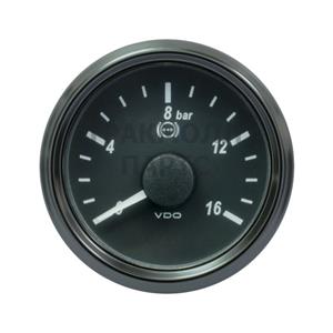 VDO SingleViu 1402 Brake Pressure 16Bar Black - A2C3832710001