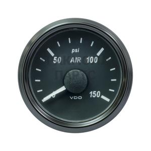 VDO SingleViu Air Pressure 150PSI Black 52mm - A2C3833440001