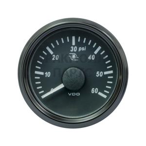 VDO SingleViu 2107 Turbo Pressure 60PSI Black - A2C3833470001