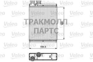 Радиатор отопителя - 811517