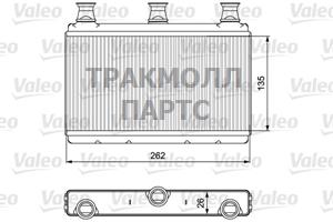 Радиатор отопителя - 811537