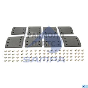 Lining Kit Brake Drum - 096.623C-01