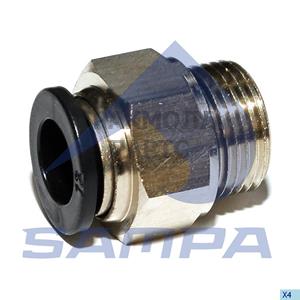 Male Push in Connector - 2800 0250