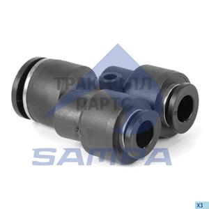 Y Union Push in Connector Two Diameter - 2800 0386