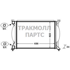 РАДИАТОР СИСТЕМЫ ОХЛАЖДЕНИЯ - CR 1417 000S