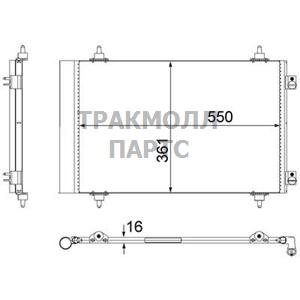 Конденсатор кондиционера - AC 487 000S