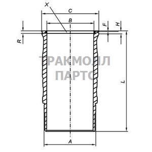 ГИЛЬЗА ГБЦ - 061 LW 00120 001