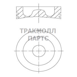 Поршнекомплект - 061 PI 00129 000