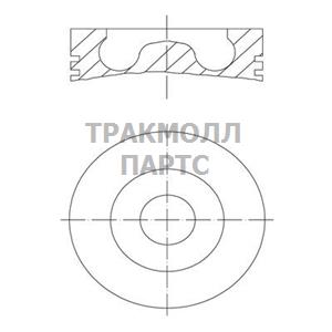 Поршнекомплект - 061 PI 00136 000