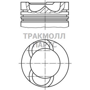 Поршень комплект - 452 07 00