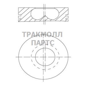 Поршень комплект - 454 21 00