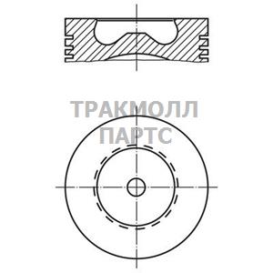 Поршень комплект - 454 23 00