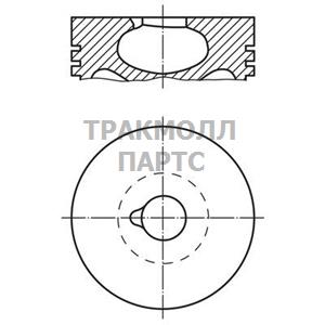 Поршень комплект - 454 31 10