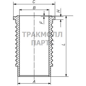 ГИЛЬЗА ЦИЛИНДРА - 489 WN 01 01