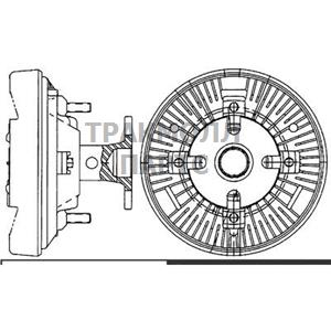Муфта вентилятора - CFC 231 000P