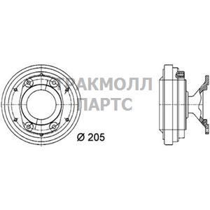 Муфта вентилятора - CFC 34 000P