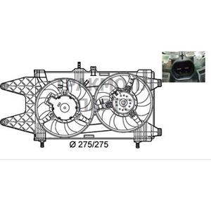 Вентилятор охлаждение двигателя - CFF 140 000P
