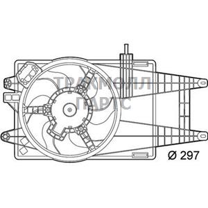 Вентилятор охлаждение двигателя - CFF 150 000P