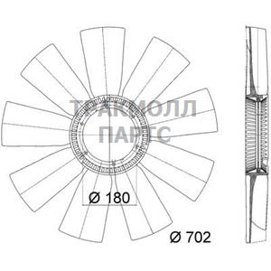 КРЫЛЬЧАТКА ВЕНТИЛЯТОРА - CFW 48 000P