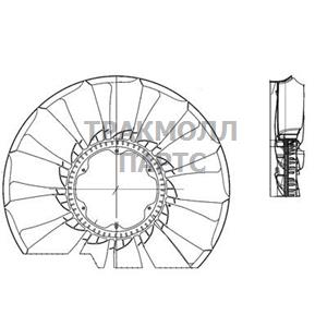 КРЫЛЬЧАТКА ВЕНТИЛЯТОРА - CFW 55 000P