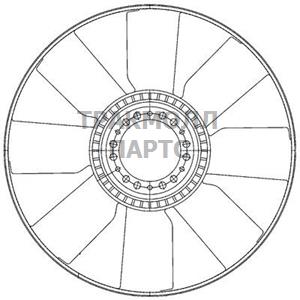 КРЫЛЬЧАТКА ВЕНТИЛЯТОРА - CFW 79 000P