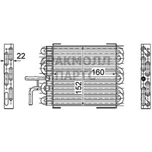РАДИАТОР ТОПЛИВНЫЙ - CK 10 000P