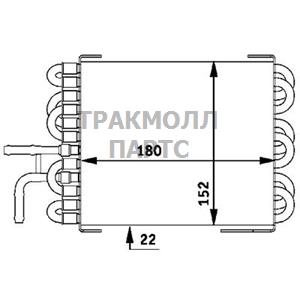 Топливный радиатор - CK 7 000P