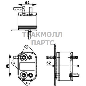 Топливный радиатор - CK 9 000P