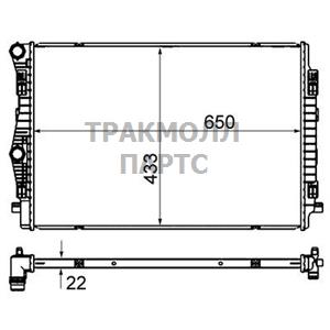 РАДИАТОР ОХЛАЖДАЮЩЕЙ ЖИДКОСТИ - CR 2055 000S