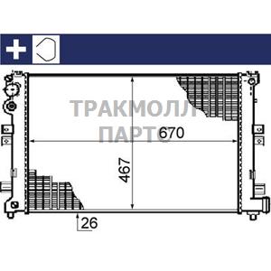 РАДИАТОР ОХЛАЖДАЮЩЕЙ ЖИДКОСТИ - CR 206 000S