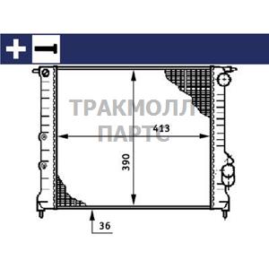 РАДИАТОР ОХЛАЖДАЮЩЕЙ ЖИДКОСТИ - CR 209 000S