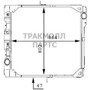 РАДИАТОР ОХЛАЖДАЮЩЕЙ ЖИДКОСТИ - CR 213 000P