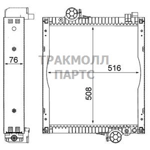 РАДИАТОР ОХЛАЖДАЮЩЕЙ ЖИДКОСТИ - CR 216 000S