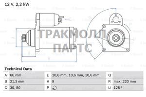 СТАРТЕР - 0986022760