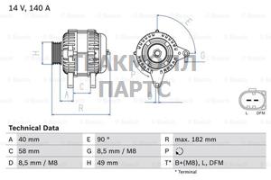 ЗАПЧАСТЬ BOSCH - 0986083050