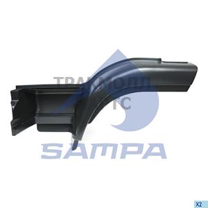 Подножка Iveco EurocargoTector левая широкое крыло 160E18180E30 - 1860 0370