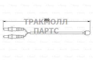 ДАТЧИК ИЗНОСА ДИСК.КОЛОДКИ - 1987474975