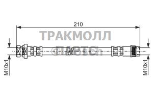 ШЛАНГ ТОРМОЗНОЙ - 1987476044