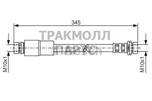 ШЛАНГ ТОРМОЗНОЙ - 1987476058