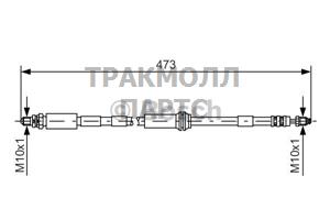 ТОРМОЗНОЙ ШЛАНГ - 1987476066