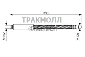 ШЛАНГ ТОРМОЗНОЙ - 1987476078