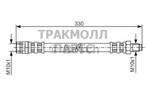 ШЛАНГ ТОРМОЗНОЙ - 1987476081