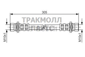 ТОРМОЗНОЙ ШЛАНГ - 1987476107