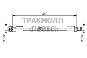 ШЛАНГ ТОРМОЗНОЙ - 1987476129